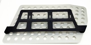 Floor Board 964 / 965 / 993  1989-98 - Coupe - Passenger Side - Perforated - Silver - Lightweight