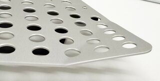 Floor Board 964 / 965 / 993  1989-98 - Coupe - Passenger Side - Perforated - Silver - Lightweight