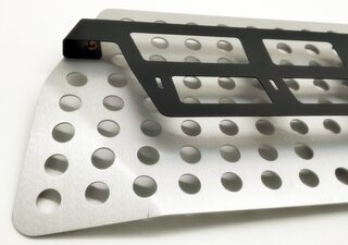 Floor Board 964 / 965 / 993  1989-98 - Coupe - Passenger Side - Perforated - Silver - Lightweight