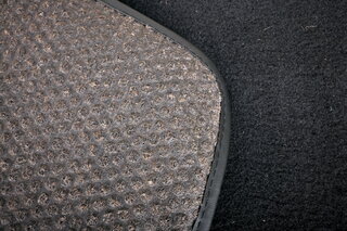 Teppichsatz komplett 964  C2/4 Feinvelour schwarz 23-teilig - für Fzg. mit Vollleder-Ausstattung