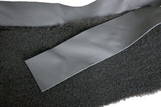 Teppichsatz komplett 964  C2/4 Feinvelour schwarz 23-teilig - für Fzg. mit Vollleder-Ausstattung