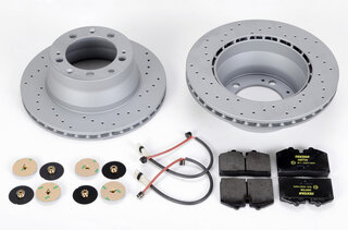 Brake service kit rear ( drilled discs ) 968 92-95