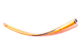Front Turn Signal Lens - USA - Right - Amber + Silver
