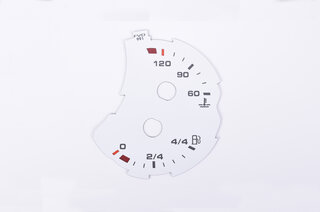 FVD Brombacher Instrument Face Set 991.1 GTS - White - PDK - KPH - 330 KPH - With Logo