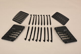 Center Air Inlet Guide 991.2 Turbo / S - Rear Decklid Ventilation Grille - Prime Coated
