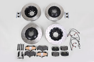 PCCB -> Steel Brake Kit 997.1 Turbo + 997.2 Turbo - 380 mm / 373 mm - OE Brake Pads