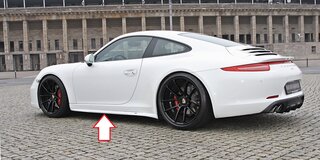 991.1 4/ 4S/ GTS -Tradition RS - Moshammer-  Jeu bas de caisse - Look GT