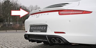 Rear Deck Lid Spoiler 991.1 C2 / C2S / C4 / C4S - Moshammer - Stormforce Series