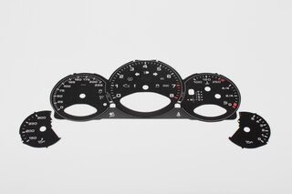 Zifferblattsatz Sport schwarz  997-2 Turbo Meilen, PDK