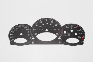 Zifferblattsatz Sport schwarz  997-2 Turbo Meilen, PDK