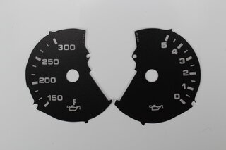 Zifferblattsatz Sport schwarz  997-2 Turbo Meilen, PDK