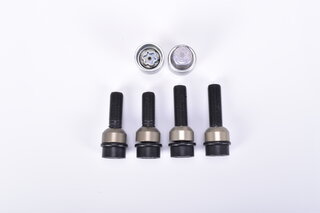 Wheel Lock Kit - 7 mm Front + 11 mm Rear Spacers - Black