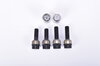 Wheel Lock Kit - 7 mm Front + 11 mm Rear Spacers - Black