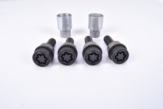 Wheel Lock Kit - 7 mm Front + 11 mm Rear Spacers - Black