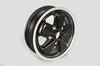 Fuchs Replica Wheel - 4.5 x 15 ET 42 - Classic - Satin Black + Machined Lip - TÜV Approved