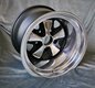 Fuchs Replica Wheel - 11 x 15 ET -27 - RSR - Satin Black Inset + Polished Spokes + Lip - With TÜV