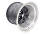 Fuchs Replica Wheel - 11 x 15 ET27 - Classic - Satin Black + Machined Lip - TÜV Approved