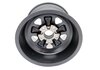 Fuchs Replica Wheel - 11 x 15 ET27 - Classic - Satin Black + Machined Lip - TÜV Approved