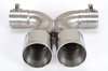 Klappen-Schalldämpfer "Polished Edition" 987-2 Cayman R, 2x90mm