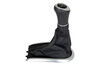 Schaltsack Leder schwarz, Naht schwarz Schaltknauf Mod. 986/996 (6 Gang) weiß beleuchtet