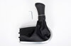 Schaltsack Leder schwarz, Naht schwarz Schaltknauf Mod. 986/996 (6 Gang) weiß beleuchtet
