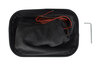 Schaltsack Leder schwarz, Naht Schwarz,  Weiß beleuchtetem Schaltknauf Mod. 964 (5-Gang)