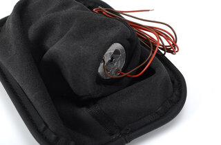 Schaltsack Leder schwarz, Naht Schwarz,  Weiß beleuchtetem Schaltknauf Mod. 964 (5-Gang)