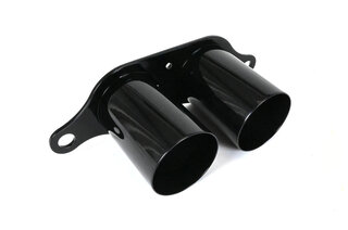 Exhaust Tips 997.1 GT3 / RS -  Motorsports - 4" (2x 90mm) - Black Gloss