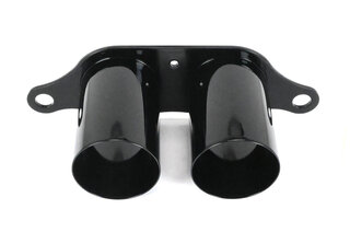 Exhaust Tips 997.1 GT3 / RS -  Motorsports - 4" (2x 90mm) - Black Gloss