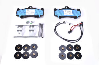 Kit service freins AV (sans disques) 996/987/997.1/997.2 Turbo 11- ( sans fix. central )