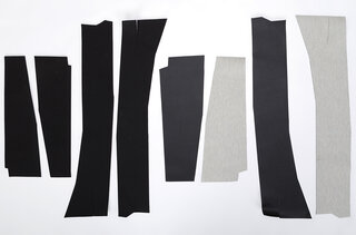 Dachholmverkleidungen vorne/ hinten aus Kunstleder in Schwarz  (8-teilig)