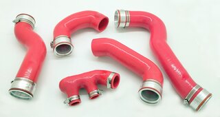 Reinforced Intercooler Hose Kit 996 Turbo / GT2 - Red