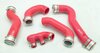 Reinforced Intercooler Hose Kit 996 Turbo / GT2 - Red