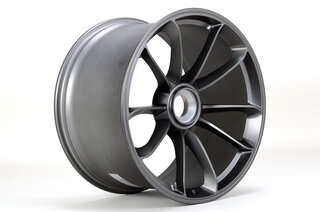12,5x21 ET48 OE Felge Zentralverschluss Platinum-Seidenmatt