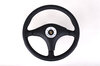 Steering Wheel Kit - RS Clubsport 911 - 1989  - Black Leather / Black Stitching