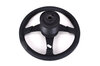Steering Wheel Kit - RS Clubsport 911 - 1989  - Black Leather / Black Stitching
