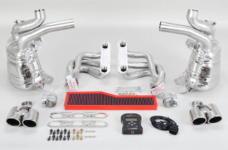 FVD Level 2 Tuning Kit - 997.1 - 3.6 L - 352 HP / 289 TQ - Sport - M&M Sport Muffler Set