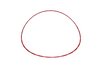 Anfahrschutz-Ring Edelstahl, ROT  für BBS 19" Felgen ( 1 Stck)