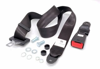 Seat Belt 911 1978-89 / 964 / 993 - Rear - Black
