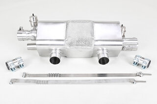 Valved Sport Muffler 991.2 - Brombacher Edition - For Porsche Sport Exhaust (PSE) - For OEM Tips