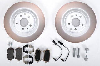 Kit de freinage AR complet pour 95B.1 Macan (PET 17")  avec étriers argent, rouge ou noir