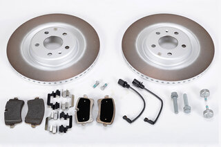 Kit de freinage AR complet pour 95B.1 Macan (PET 17")  avec étriers argent, rouge ou noir