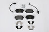 Brake service kit - REAR - 95B.1/ 95B.2 Macan (17" - no discs, silver,red,black caliper )