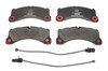 Macan Brake service kit- FRONT (18" - no discs, silver and red caliper )