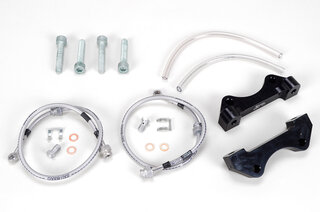 Brembo-freinage GT sport AV 4 pistons, disques 355x32mm perçés (964), étriers jaunes