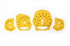 Instrument Face Set 991.1 GT3 RS - Racing Yellow - PDK - KPH - with Logo Backlit