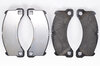 Brake Pad Set Macan - Front - for 18" Rotor / Silver Calipers