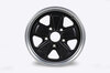 Fuchs Replica Wheel - 6 x 15 ET 36 - Classic - Flat 6 - Satin Black + Machined Lip - With TÜV