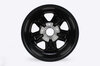 Fuchs Replica Wheel - 6 x 15 ET 36 - Classic - Flat 6 - Satin Black + Machined Lip - With TÜV