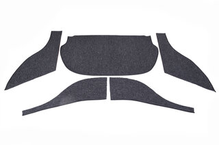 Teppichsatz hinten RS 911 G-Modell (74-)  "Haargarn Boucle" schwarz